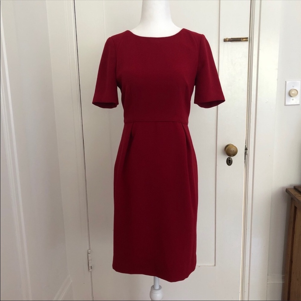 J. Crew Red dress